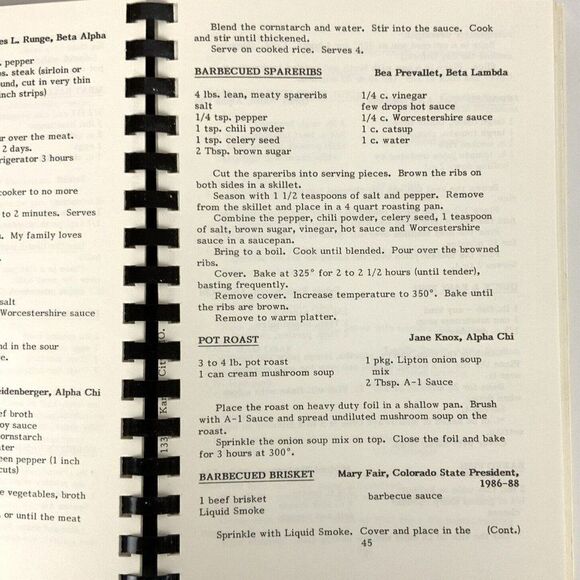 Missouri Alpha Delta Kappa ADK Cookbook Culinary Treasures Women Educators 1988 - Picture 11 of 11